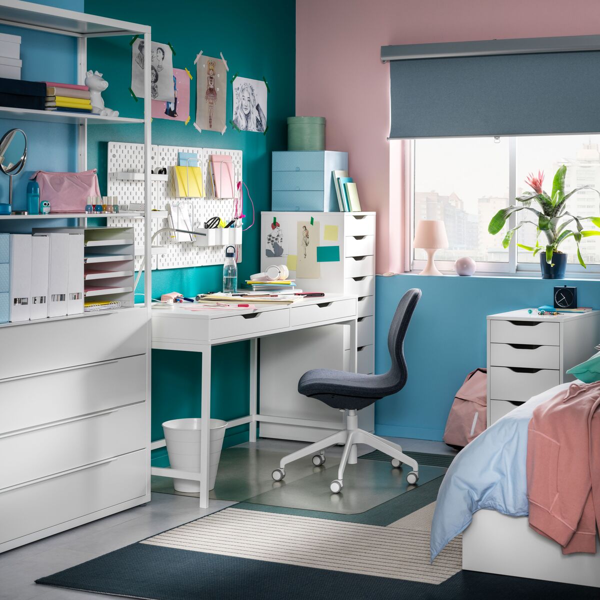 VEBJÖRN desk beige - IKEA