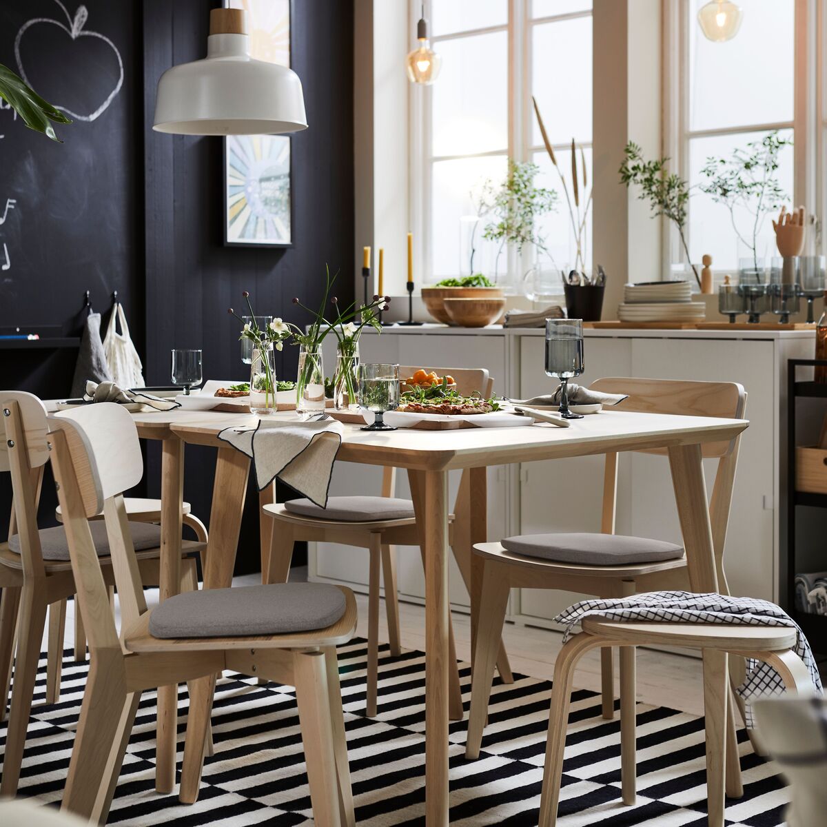 LISABO table ash veneer - IKEA