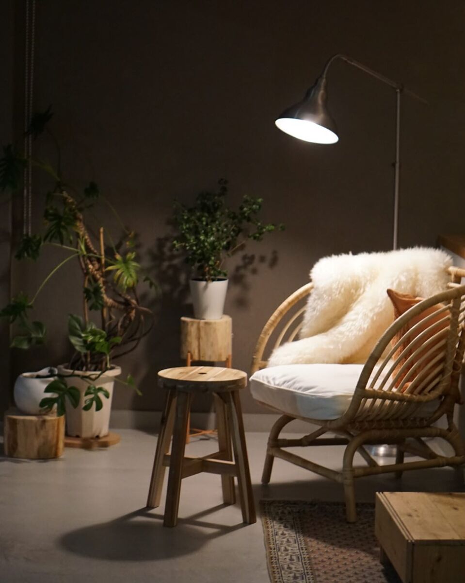 ULRIKSBERG armchair rattan/anthracite - IKEA