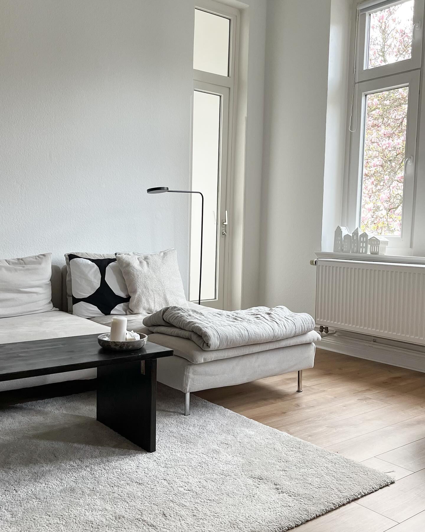 VONSBÄK rug, low pile dark blue - IKEA